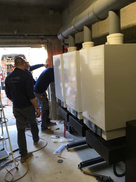 IODE Romorantin-Fixation des chaudières