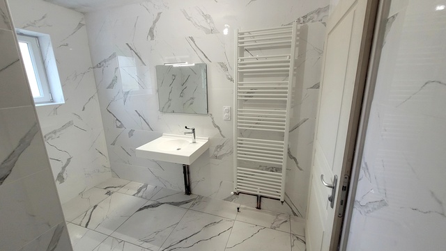 IODE Romorantin-Une salle de bains PMR côté lavabo