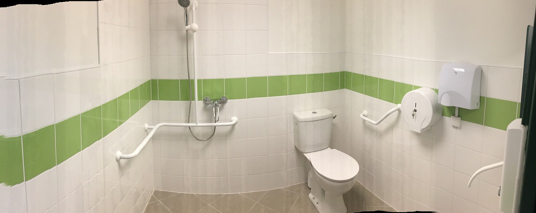 IODE Romorantin - installation de sanitaires pour personnes à mobilité réduite